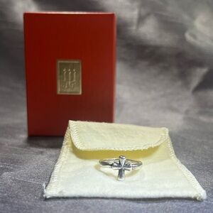 James Avery Sign Of Faith Sterling Silver Ring (Retired)